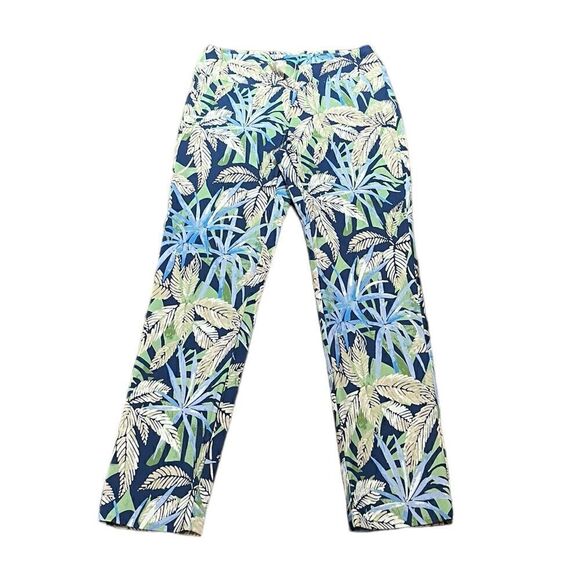 J.McLaughlin Women’s Pull On Tropical Print Pants, Size 0 - Picture 1 of 7
